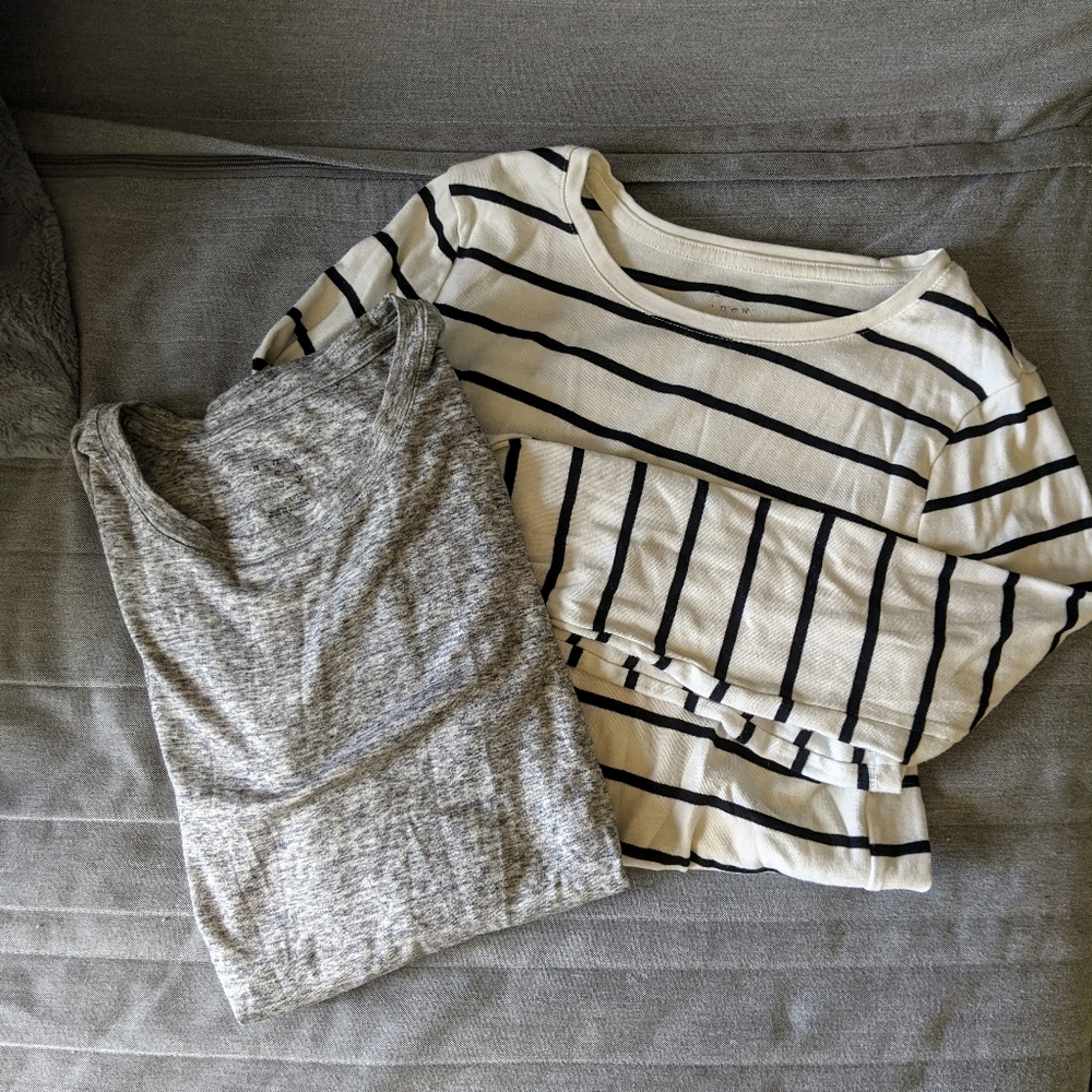 TWO long sleeve shirts